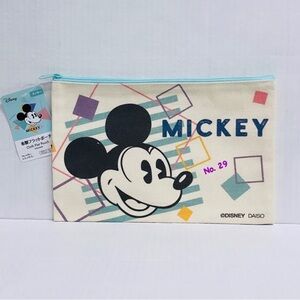 Mickey Mouse Retro Canvas Large zipper top bag